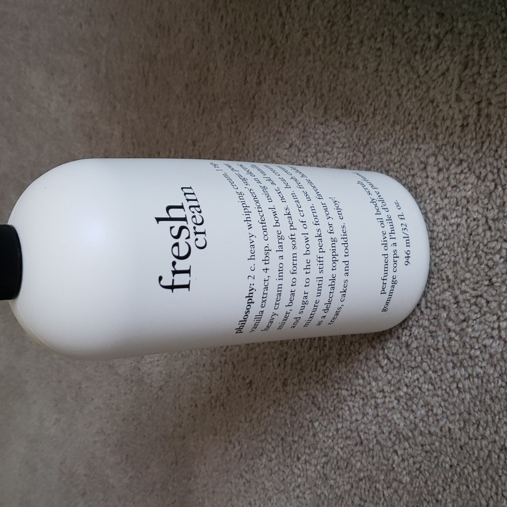 Philosophy perfumed olive oil body scrub